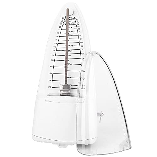Metronome Box, 40-208bmp Metronome, pour Piano Guitare Accessoire Musical Guitare Metronome(white)