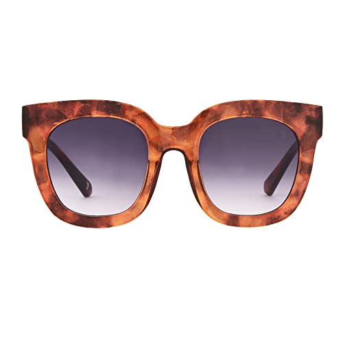 Frye Women's Delaney Square Sunglasses, Tort, 51 mm3