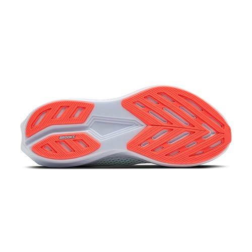Brooks Women’s Hyperion 3 Neutral Running Shoe - White/Pink Clay/Atomizer - 5.5 Medium