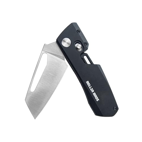 BELLIA BROS EDC Aluminium Alloy Folding Utility Knife with 2.56