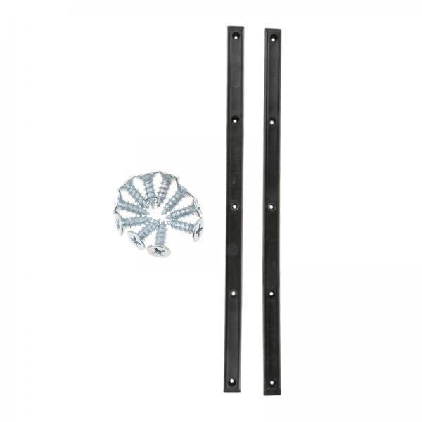 RNXRZANK 2X Skateboard Rails Set with Anti-Rubber Strip for Longboards