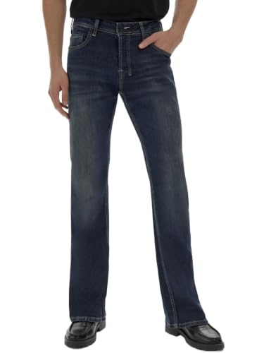 LTB Herren Jeans Tinman Bootcut Blau - 2 Years Wash Wash W28 - W48, Wash:2 Years (305), Größe:42W / 34L – Ansicht 2