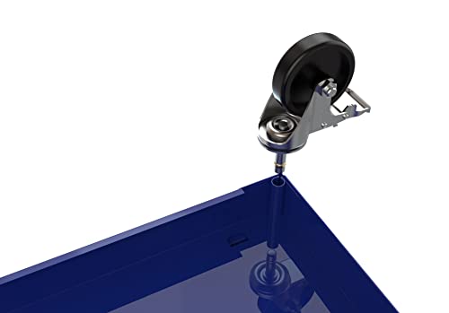 Tioply Tool Chest Including 238 Pieces Of Mechanics Tool Kit, 4-Drawer High Capacity Tool Box, Lockable Home Repair Tool Storage Organizer With Sliding Drawers For Garage Blue #TOP5