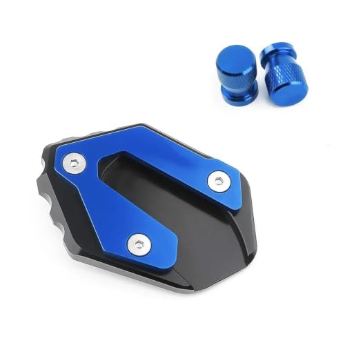 Coussin béquille moto FZ6 FZ6R bleu, support de stationnement antidérapant 2004-2009