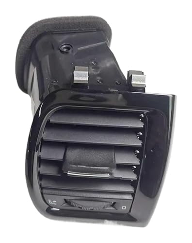 RINKTEEA Rejilla Aire Acondicionado para Skoda para Fabia 2008 2009 2010 2011 2012 2013 2014 1 Unidad Rejilla De Aire Acondicionado para Salpicadero(R Bright Black)