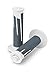 ProTaper White/Dark Grey Clamp-On Full Diamond Grips Pair for Most 2-Stroke and 4-Stroke Motocross Models 021690