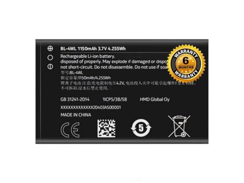 Image of Original BL-4WL Battery for Nokia 230 /220 4G /225 /3310 /TA-1030 Battery with 6 Month Warranty** (SEPAI52)