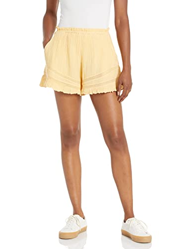 Image of Guess Women's Lensie Casual Shorts, Butter Corn Multi, S