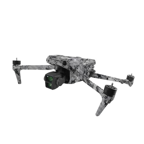 Image of MightySkins Carbon Fiber Skin Compatible with DJI Air 3 - Viper Urban | Protective, Durable Textured Carbon Fiber Finish | Easy to Apply
