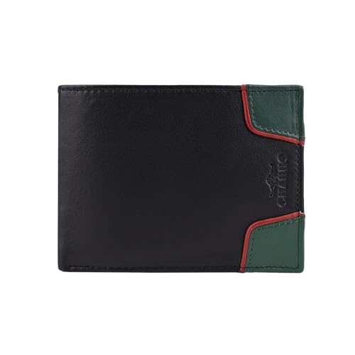 CHARRO Herren Geldbörse aus Echtem Leder, Klassisch mit Münzfach, Geschenkbox CHARRO Herren Geldbörse aus Echtem Leder, Klassisch mit Münzfach, Geschenkbox