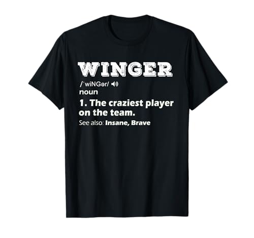 Winger Position Soccer Football Rugby Hockey T-Shirt