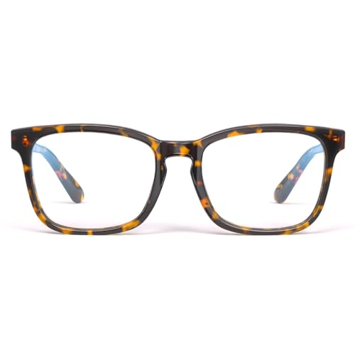 Image of VISOONE Blue Light Blocking Glasses Square with Anti Computer Glare for Gaming Women and Men MONTANA