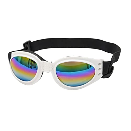 VANZACK Pet Goggles for Small Dogs Dog Sunglasses with Stretchy Strap and Eye Protection