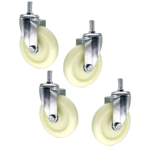 Roulettes industrielles blocables 125 mm pour stopper les vibrations