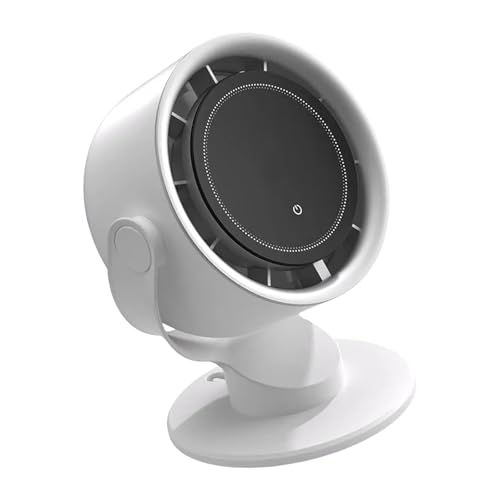 Ldbuejiaja Ventilador multifuncional para colgar en la pared, ventilador de refrigeración de 4000 mAh, 100 velocidades, textura ABS ajustable, adecuado para uso en interiores y exteriores