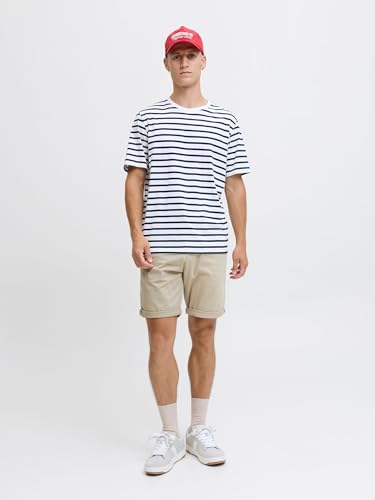 JACK & JONES Herren Chino Shorts Regular Fit 12165604,Crockery,M – Ansicht 3