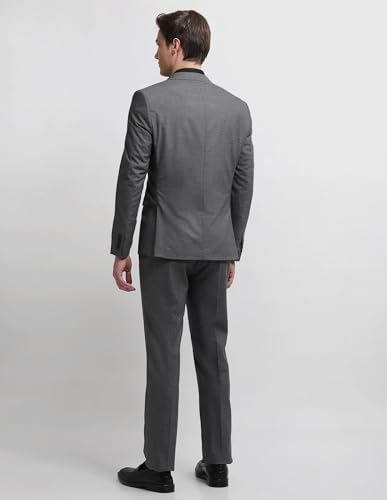 Image of Arrow Men's Body Tailored fit Heathered Suit