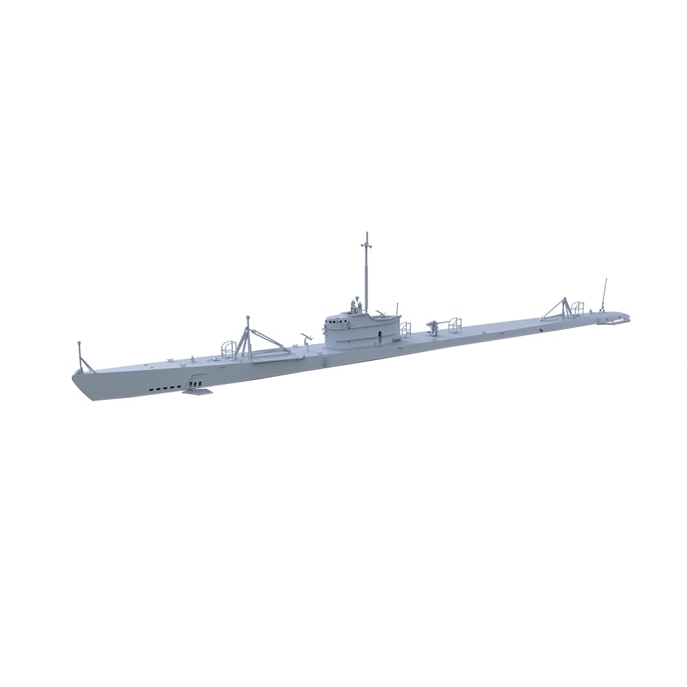 MRY-SFW SSC144953-A 1/144 zestaw do budowy modelu wojskowego, USN klasa Cachalot, łódź podwodna, segmentowany kadłub