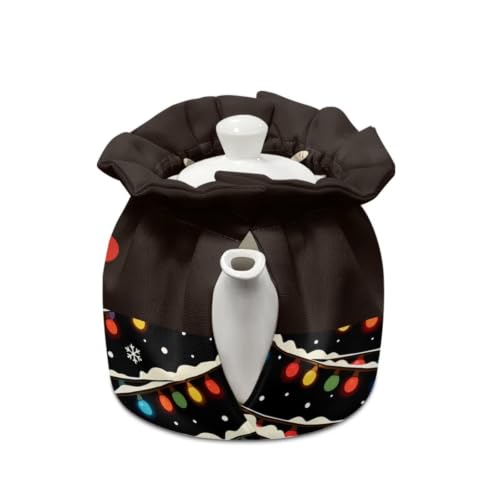 Image of Teapot Dust Cover, Tea Cosy with Drawstring Breakfast Warmer | Portable Teapot Dust Cover with Convenient Drawstring Multifunctional Breakfast Warmer Easy to Put on and Take Off