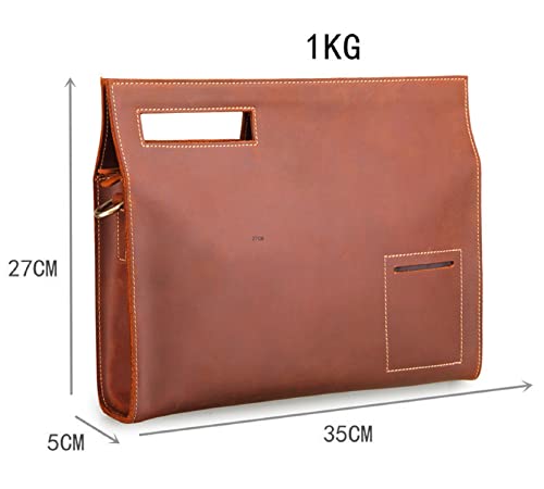 Shoulder Bag Top Layer Cowhide Crossbody Retro Briefcase2