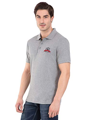 Image of Jockey Men Cotton Blend Solid Regular Fit Sport Polo T-Shirt