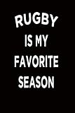 Photo Gallery rugby is my favorite season: lined notebook journal diary gift 120 blank lined pages 6" x 9" matte finished cover Photo Gallery rugby is my favorite season: lined notebook journal diary gift 120 blank lined pages 6" x 9" matte finished cover