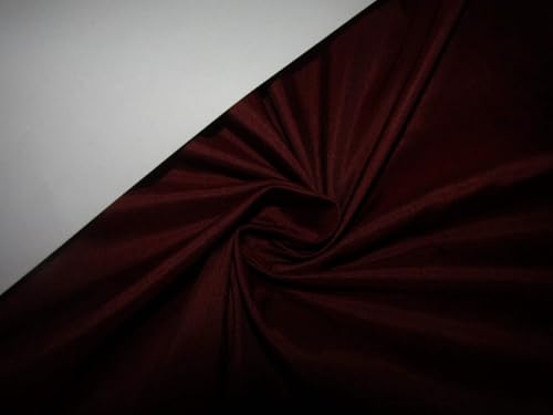 Soie Dupion 100% pure vin 137cm sans slubs pour couture parfaite