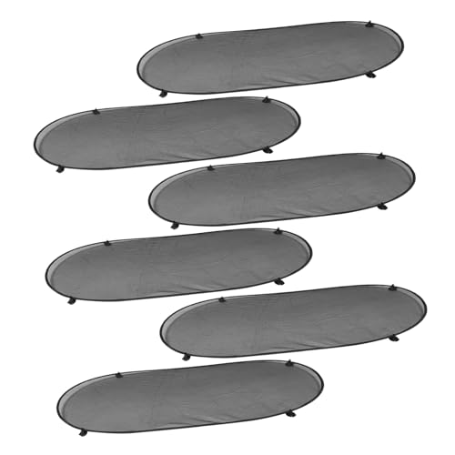 Pare-soleil pour vitre arrière de voiture lot de 6 avec ventouses