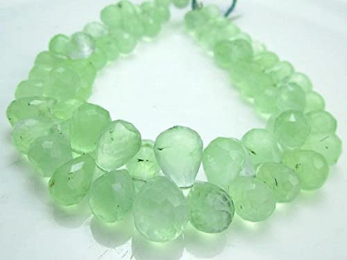 Prehnite facettée LKBEADS, rang de perles naturelles pour bijoux bohèmes