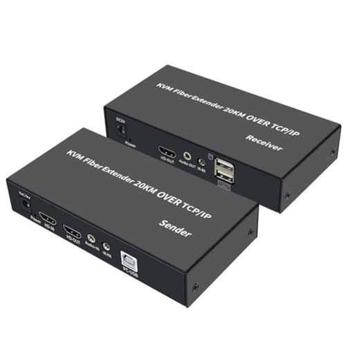 Extendeur KVM sur Fibre IP 20 Km pour déporter vos accès USB et vidéo 1080P sans latence - 4