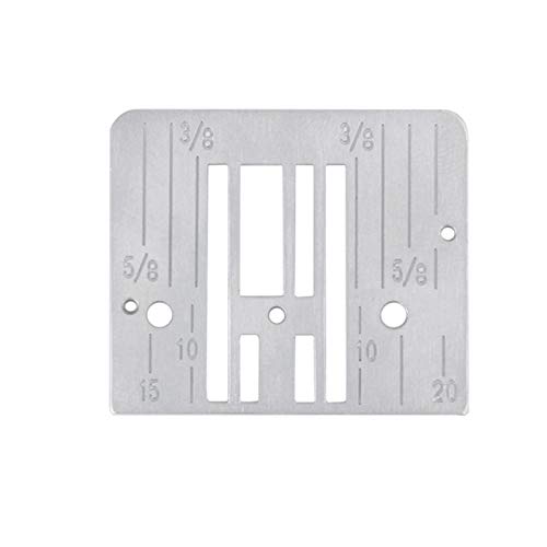 SEWSTITCH “O” Hole Straight Stitch Needle Plate Compatible with Singer Fashion Mate 3333, Fashion Mate 3342, Simple 3337 Thin Fabric Use