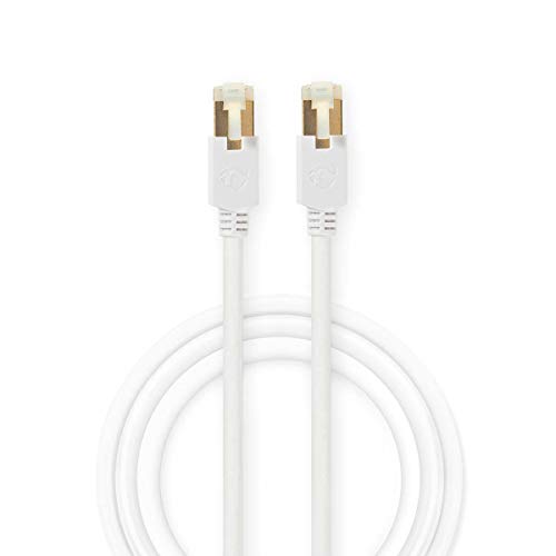 Nedis Cat6 S/FTP Network Cable, Full Copper Conductor, Gold Plated RJ45 Connectors, LSZH Jacket - 3.0m, White - Image 4