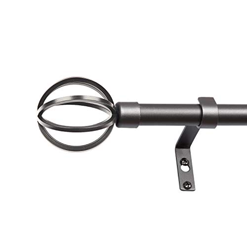 image for WL.Rocaille 86-120 Inch Single Curtain Rod,Enchante Accessories,3/4