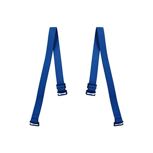 sourcing map Mujer Ajustable Estampado leopardo Correas del sujetador Reemplazo Moda Banda Elástica 10 Pares Azul Oscuro Una talla