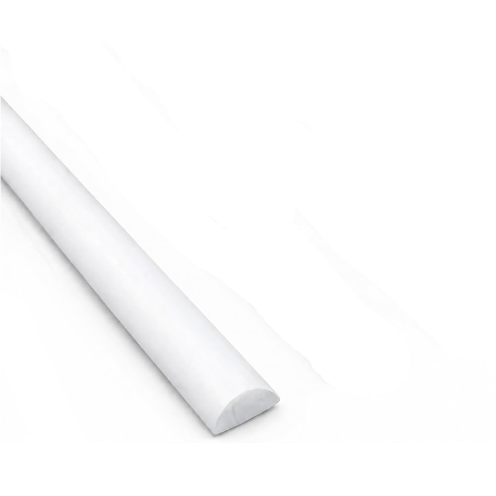 Aste semicircolari in plastica ABS Fai-da-Te, 8 Pezzi | Facile da tagliare, levigare, incollare senza giunture per modelli architettonici