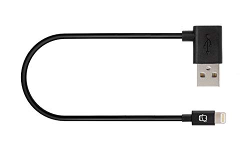 CreatePros MFI Certified Lightning to Angled USB Cable Compatible with iPhone, iPad