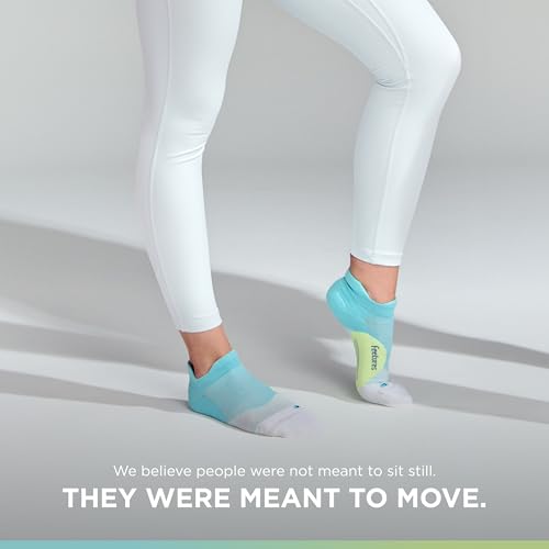 Image of Feetures Elite Light Cushion No Show Tab Sock Wave
