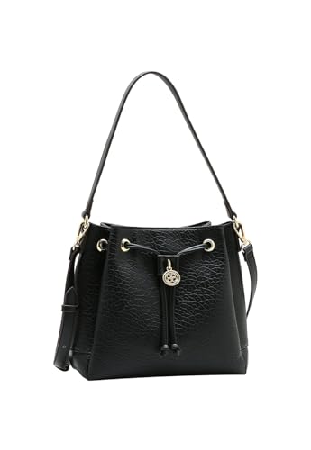 Chenson, Bolsa Feminina Chenson Saco Tiracolo Croco Soft Original (Preto)