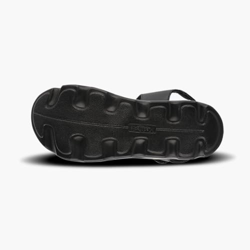 Image of Medifeet Women's Orthopedic Soft Sandals, Black, Comfort Walking Footwear with Adjustable Straps
