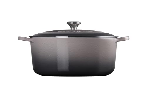 Image of Le Creuset Enameled Cast Iron Signature Round Dutch Oven, 13.25 qt., Oyster