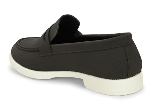 Image of MACTREE Suede Leather Stylish Loafers Shoes for Men