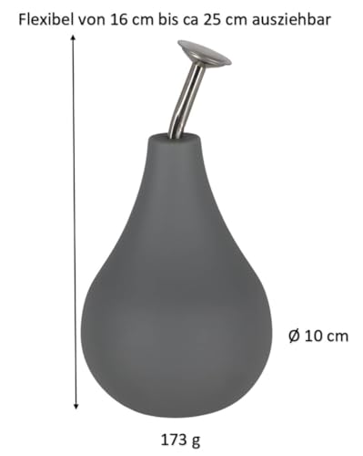 Esschert Design Pflanzen Blumen Sprüher Gross GRAU Zerstäuber Wasser Kugel Spinkler Ball 490 ml