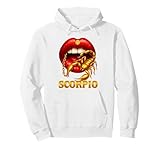 Lips Scorpio Zodiac Sign Astrology Birthday Afro Women Girl Pullover Hoodie