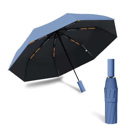 Paraguas Plegable Automático, Sombrilla para protección UV, Sombrillas Paraguas Grande UPF 50+, Paraguas Plegable con...