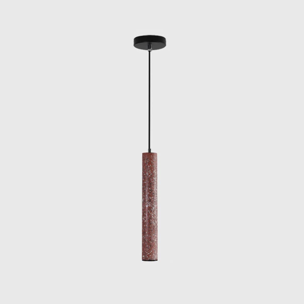 Lampe suspendue en terrazzo luminaire LED 40cm pour îlot cuisine