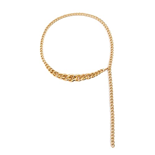 Mycian Chaîne De Taille, Chaîne De Taille Or Alliage Gland Épais 104cm pour Femme Fille Bijoux Cover