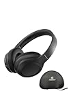 newshard Wireless Bluetooth Headphones with Active Noise Cancelling, 100 Hours Playtime, Long Battery Life, Over-Ear ANC Headphones for Travel, Work, Gaming & Gym
