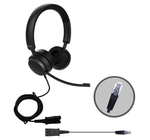 Casque filaire Snom A310D stéréo professionnel avec prise Quick Release - 3