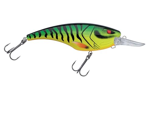 Leurre de pêche brochet Berkley Zilla Deep Crank leurre dur eau douce Shadow Tiger