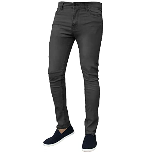 Men's Classic Tight Jeans Skinny Comfy Stretch Jean Pants for Men Slim Fit Small Straight Cotton Denim Trousers2